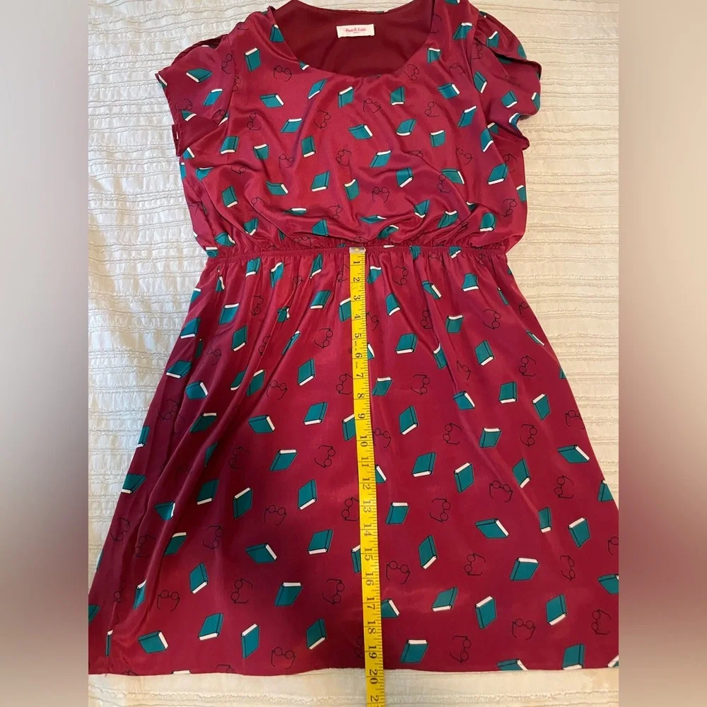 ModCloth Mini Dress with book pattern XL - Picture 10 of 10